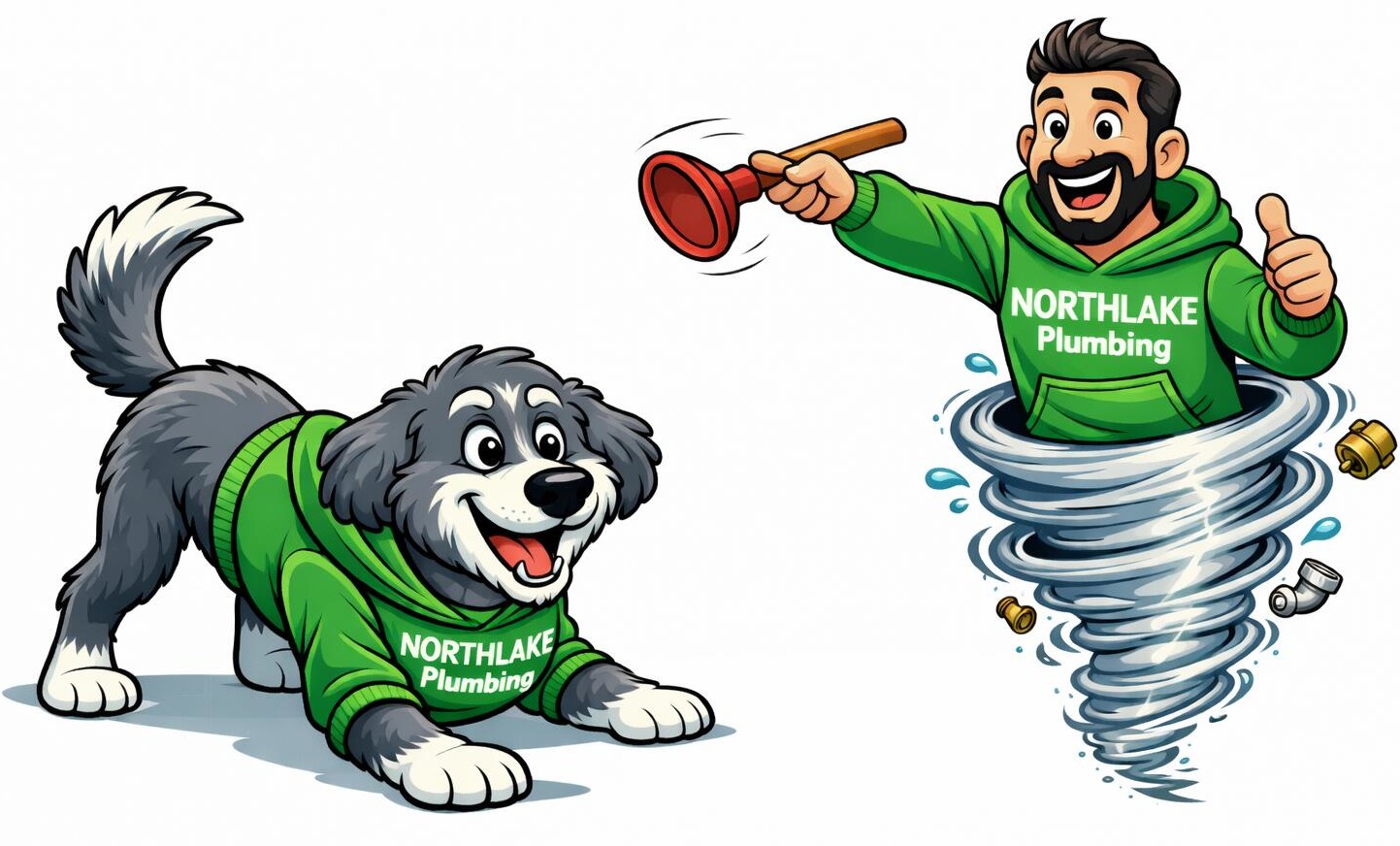 Northlake Plumbing Mascot