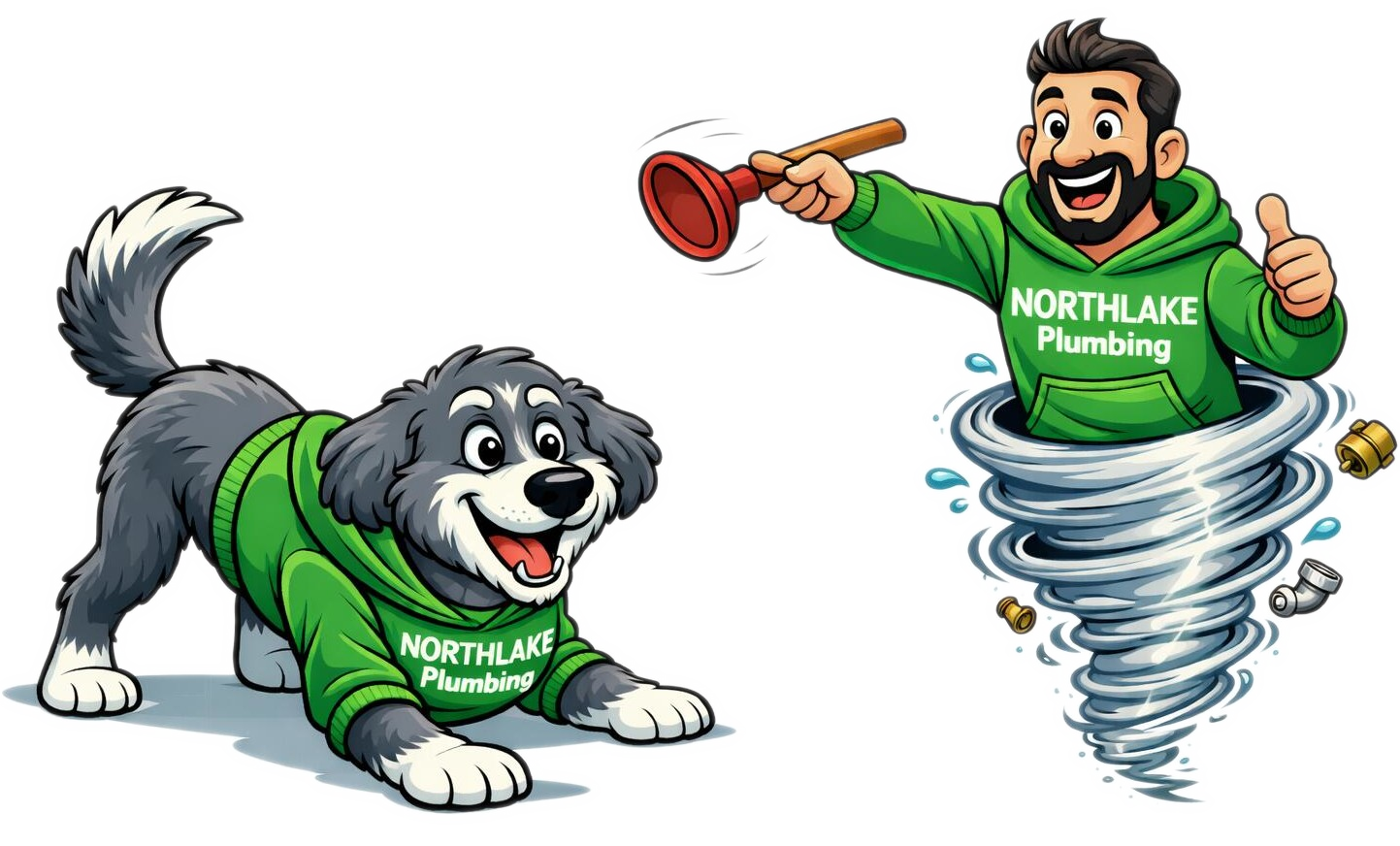 Northlake Plumbing Mascot